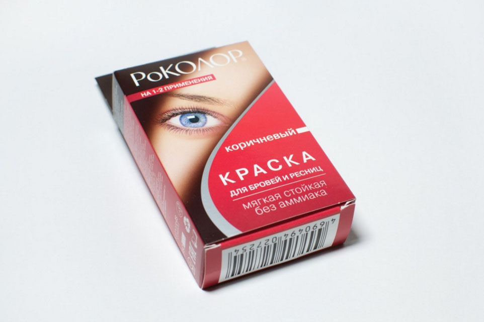 Краска для бровей Роколор