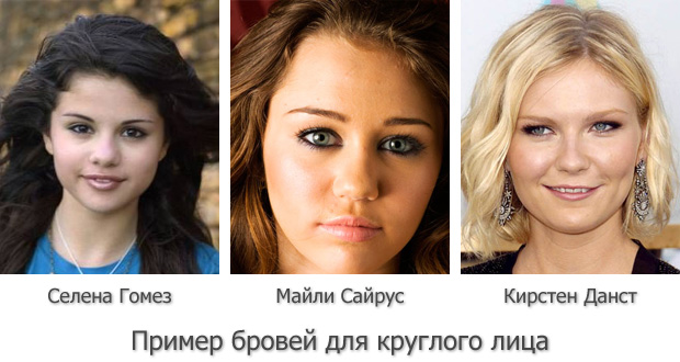 Как выбрать брови если круглое лицо Как выбрать брови если круглое лицо
