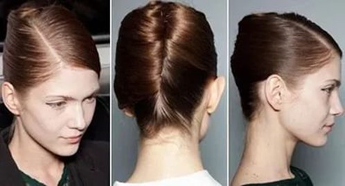 Прическа ракушка
