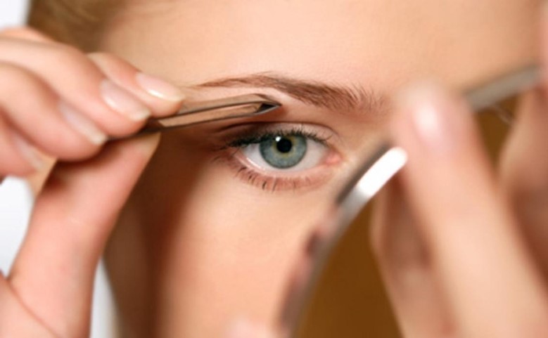 Выщипывание пинцетом