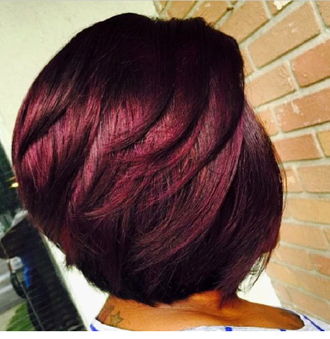 Вишневый цвет волос