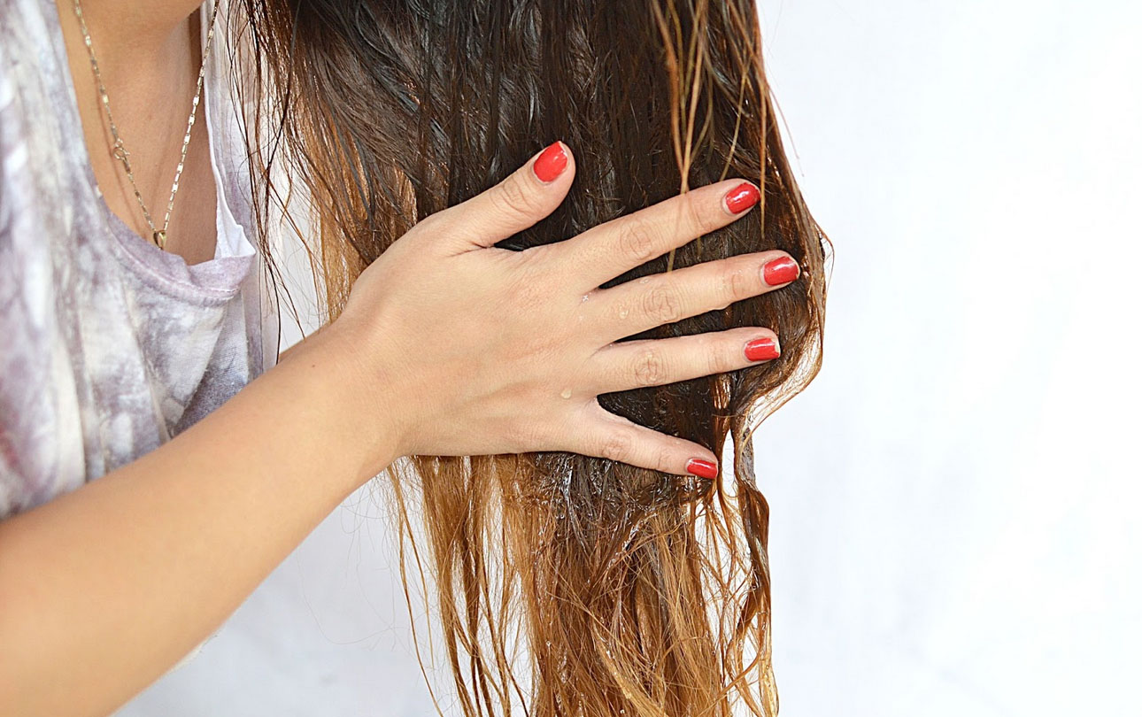 Нанесение масла