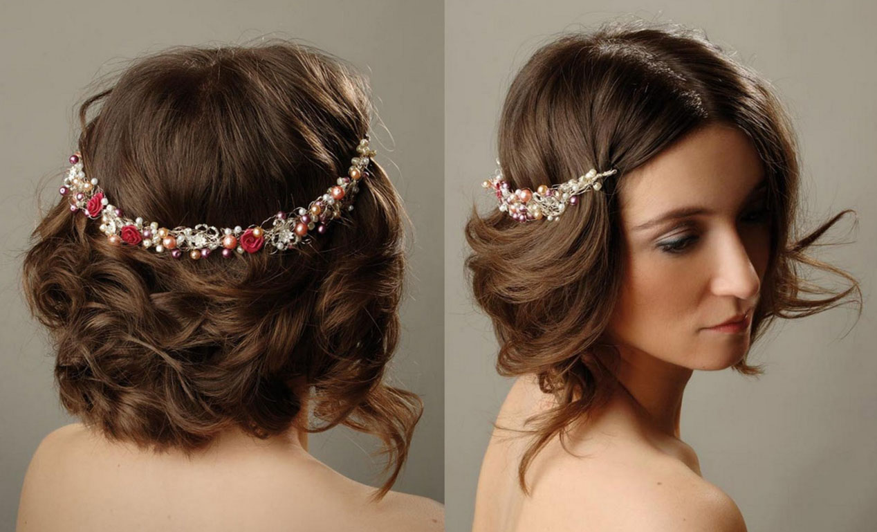 Греческая прическа лентой