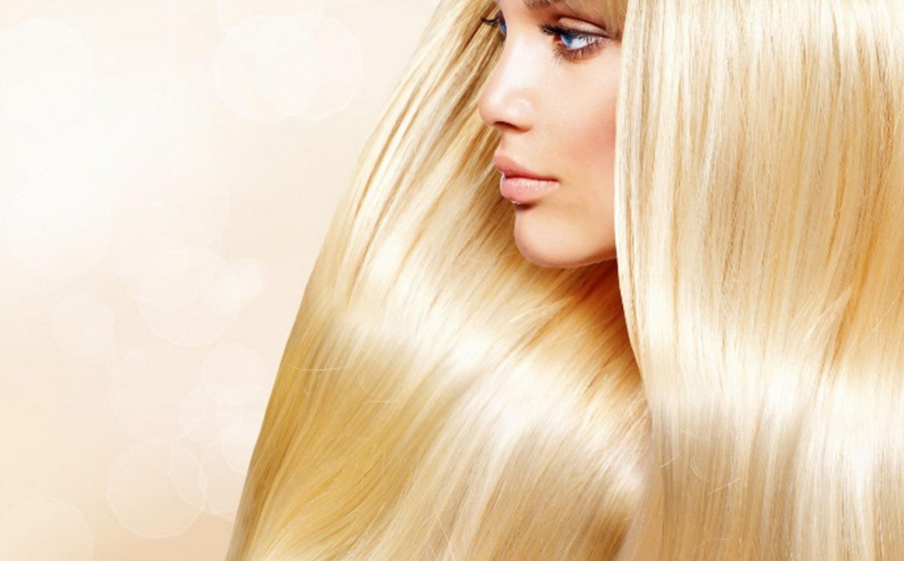 Здоровые волосы у девушки