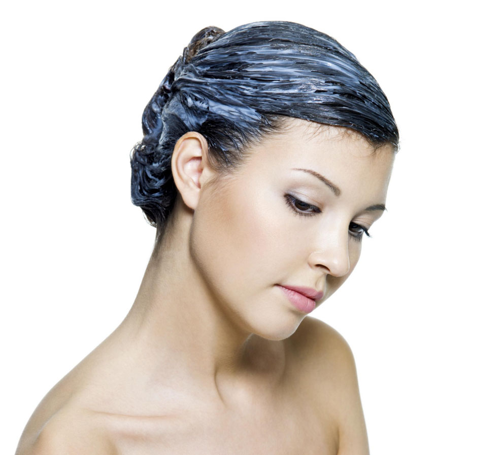 Маска на волосах