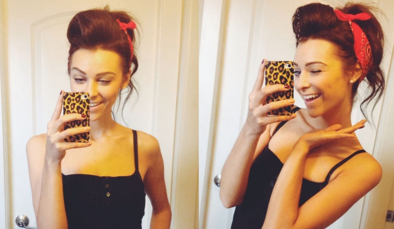 Прическа в домашних условиях