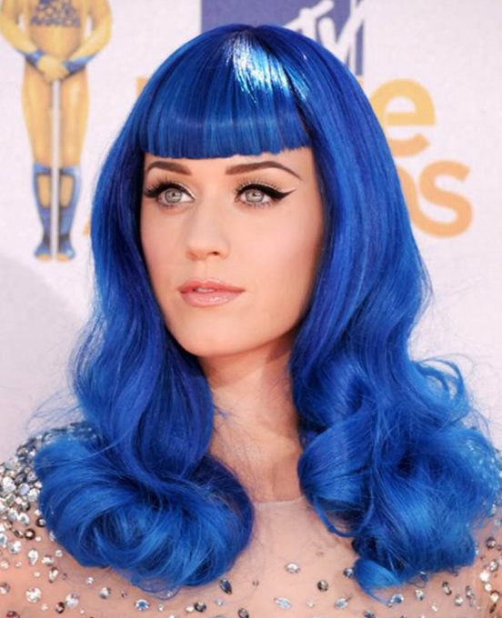 Синий цвет волос