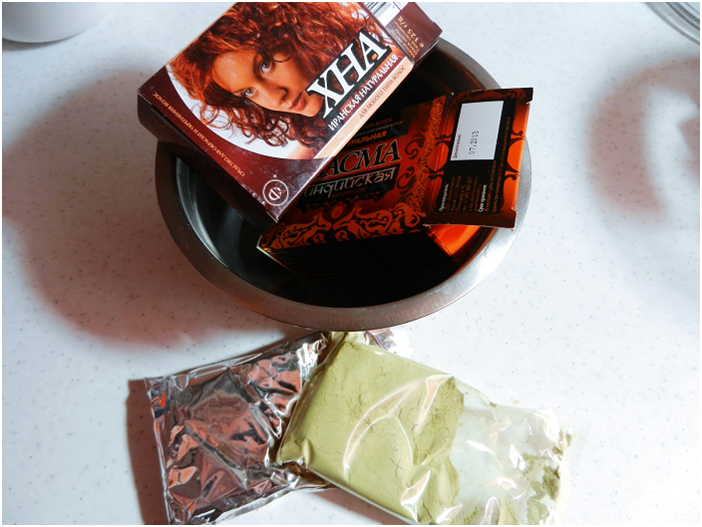 Смесь хны и басмы