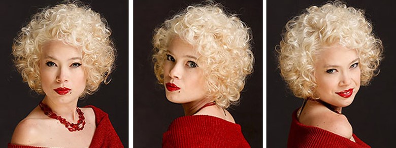 Девушка с кудрями