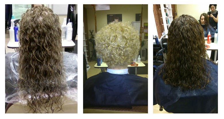 Завивка в салоне