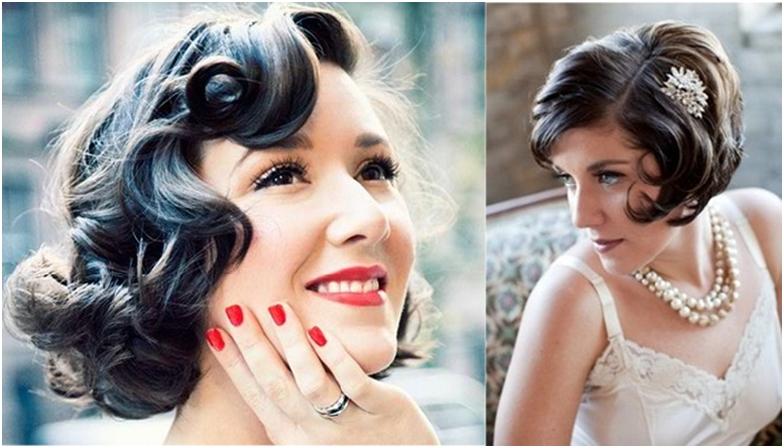 Укладка ретро стрижек