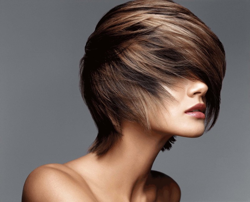 Причёска на коротких волосах