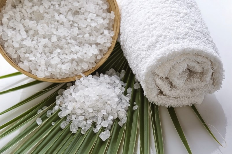 Белая морская соль