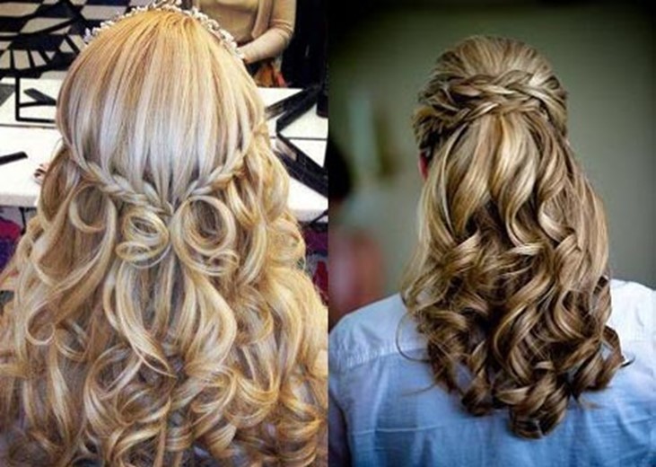 тёмные и светлые уложенные пряди