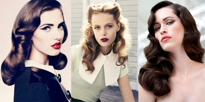 Прически в стиле ретро
