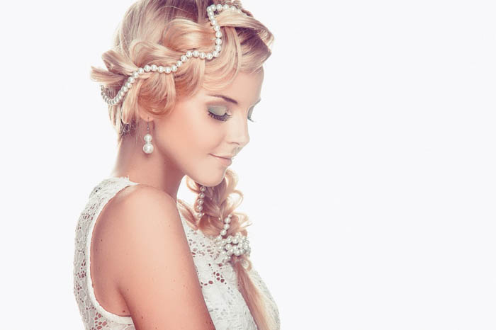 Прическа невесты