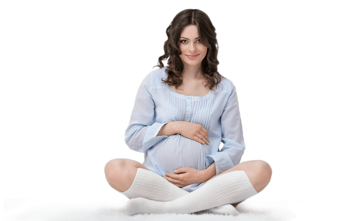 Беременная девушка