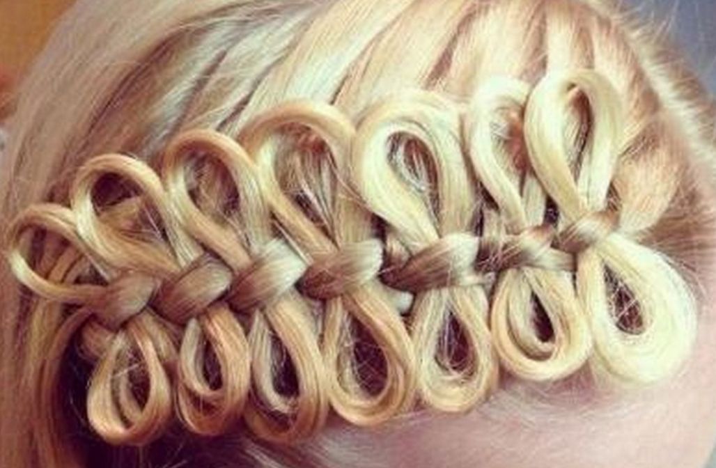 Бантики из кос