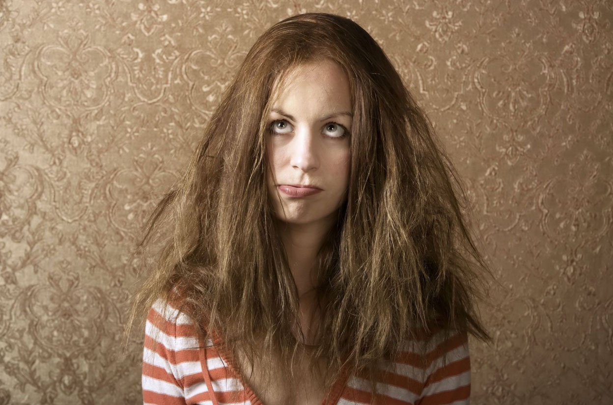 Грязные волосы