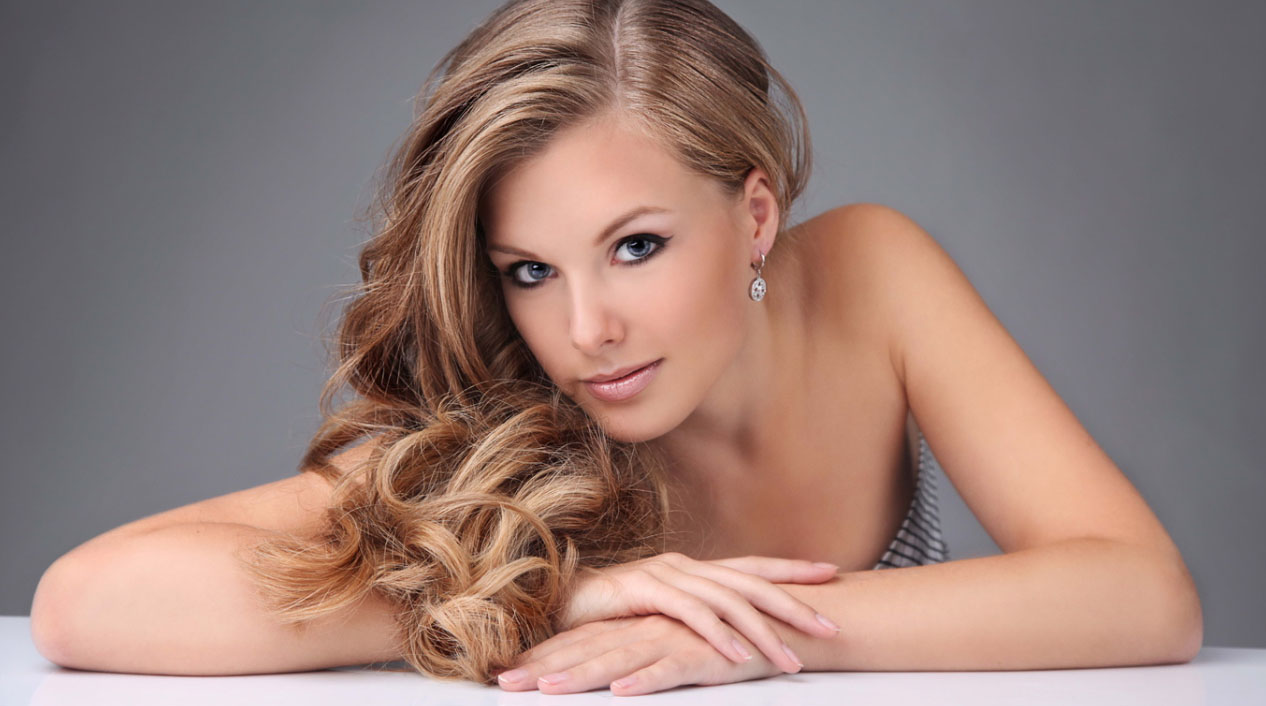 Контрастная прическа