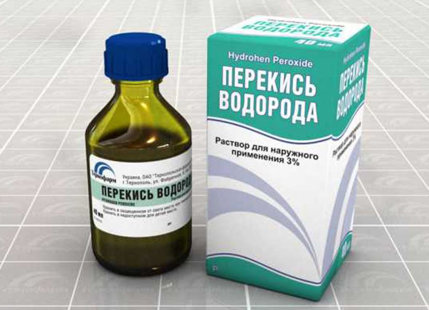 Перекись водорода для удаления