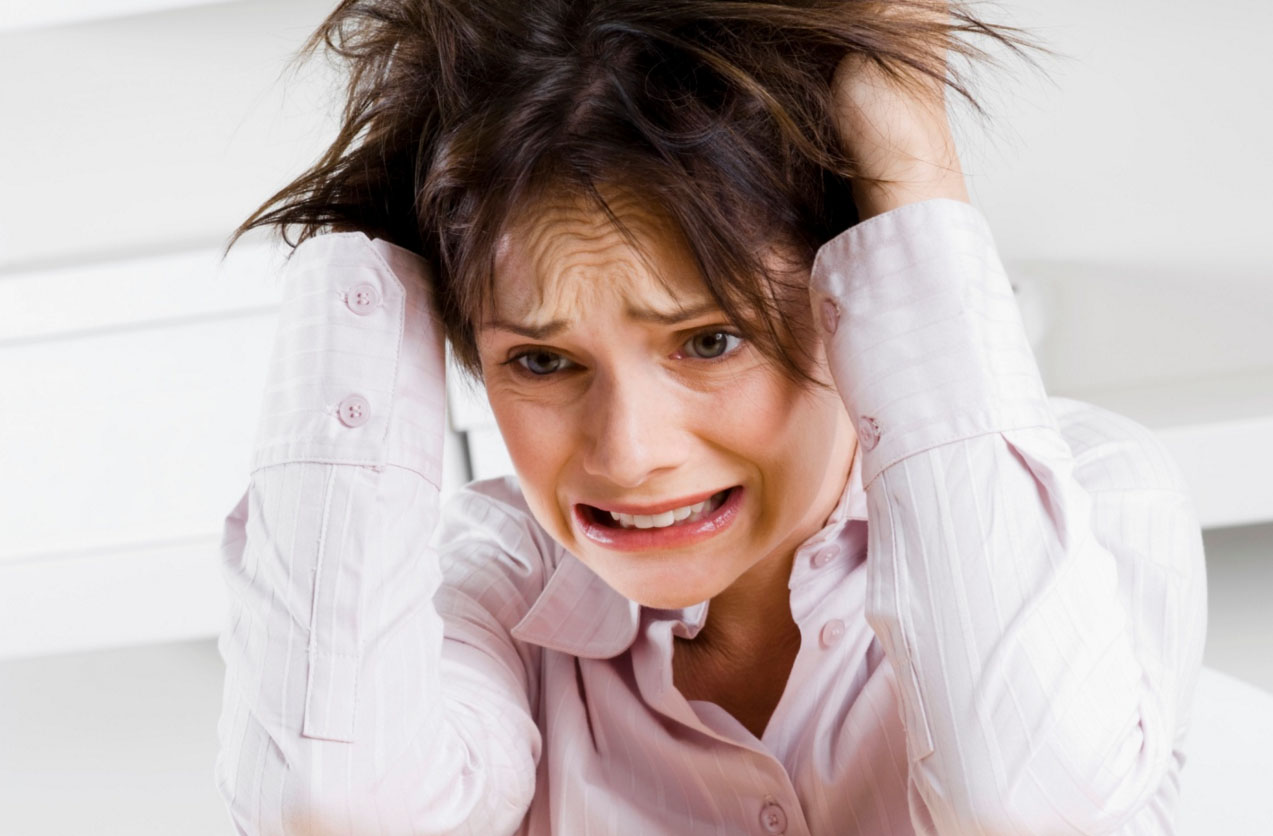 Стресс у девушки