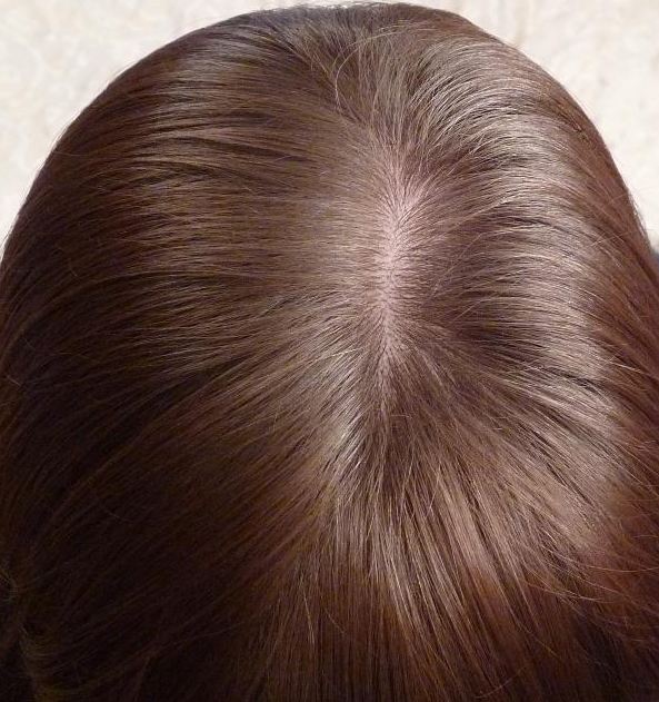 Каштановый цвет волос с помощью хны и басмы