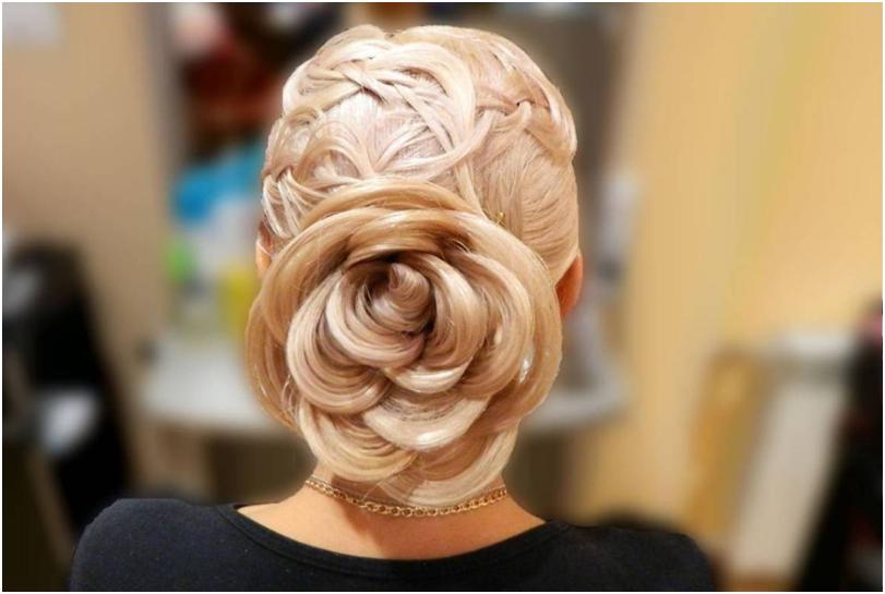 Девушка с красивой прической