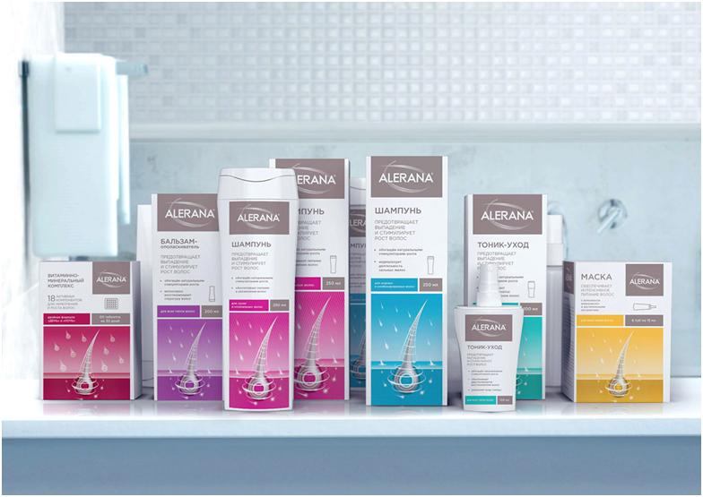 Линейка средств по уходу за волосами Алерана