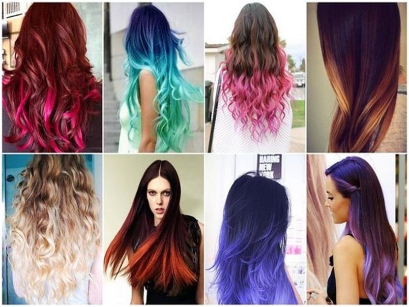 Девушки с разным цветом волос