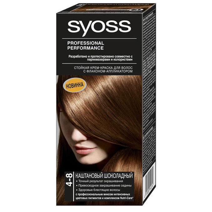 Syoss color каштановый