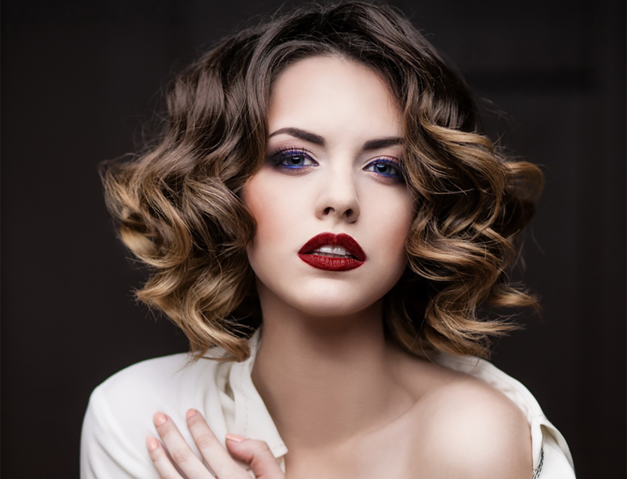 Окрашивание балаяж на средние волосы