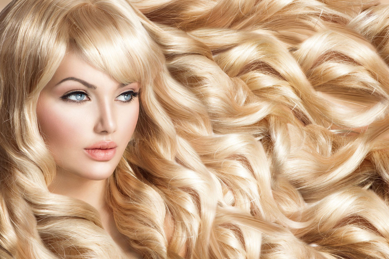 Красивые блестящие волосы