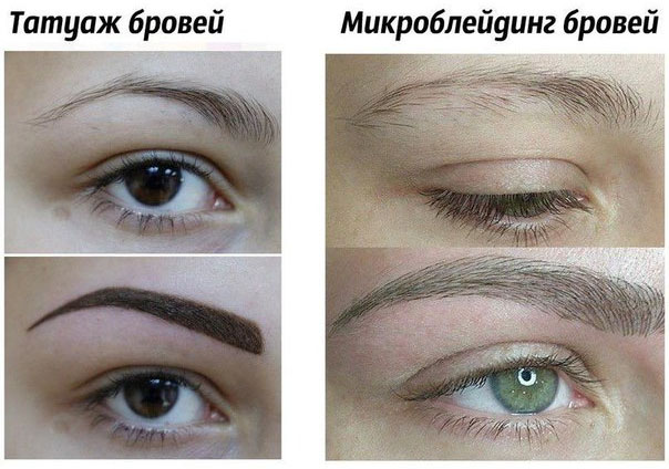 Микроблейдинг бровей