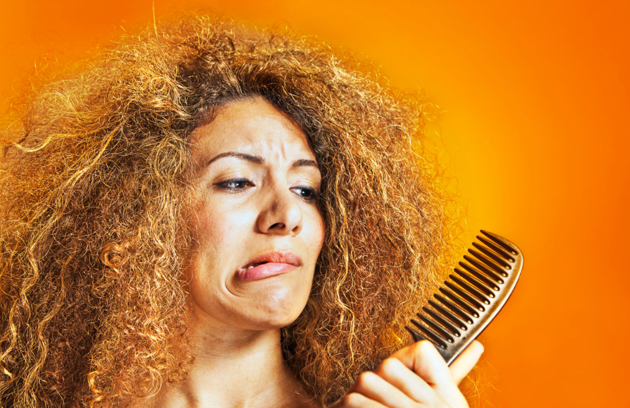 Сухие волосы