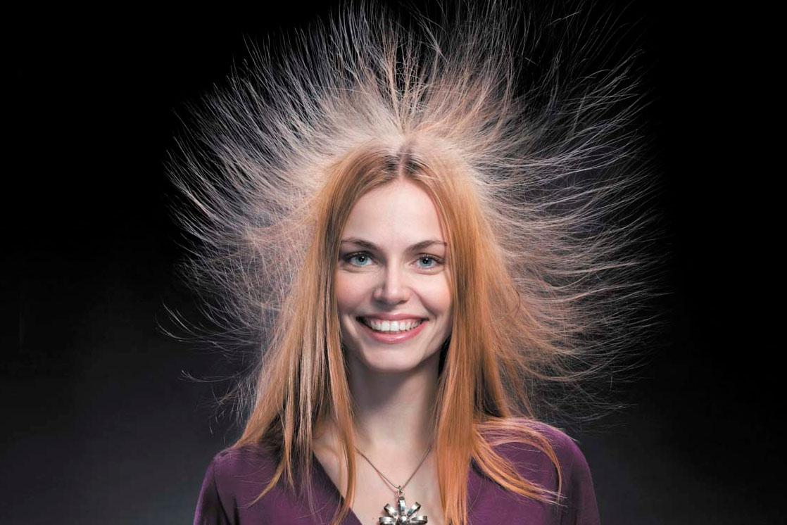 Электризуются волосы после мытья