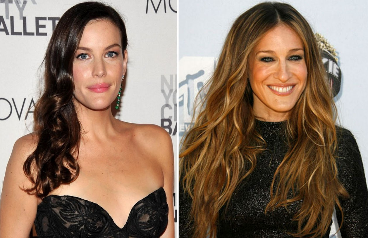 длинная прическа для вытянутого лица