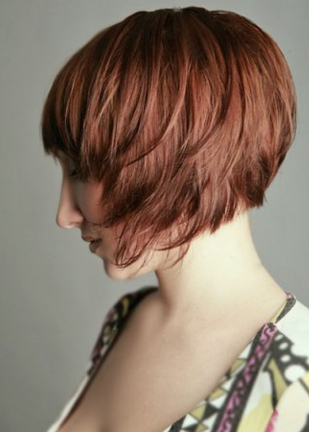 каре с открытым затылком