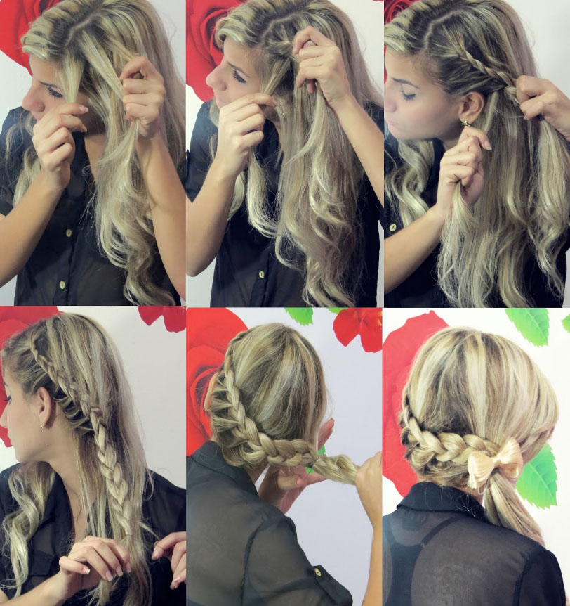 коса на бок