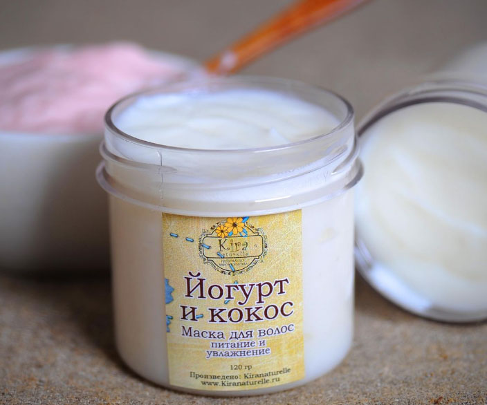 маска для волос из йогурта