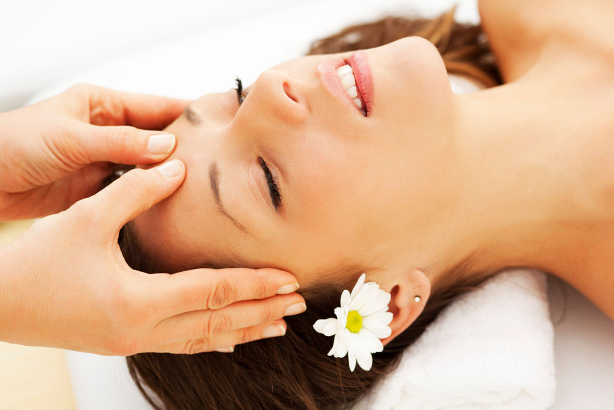 массаж головы