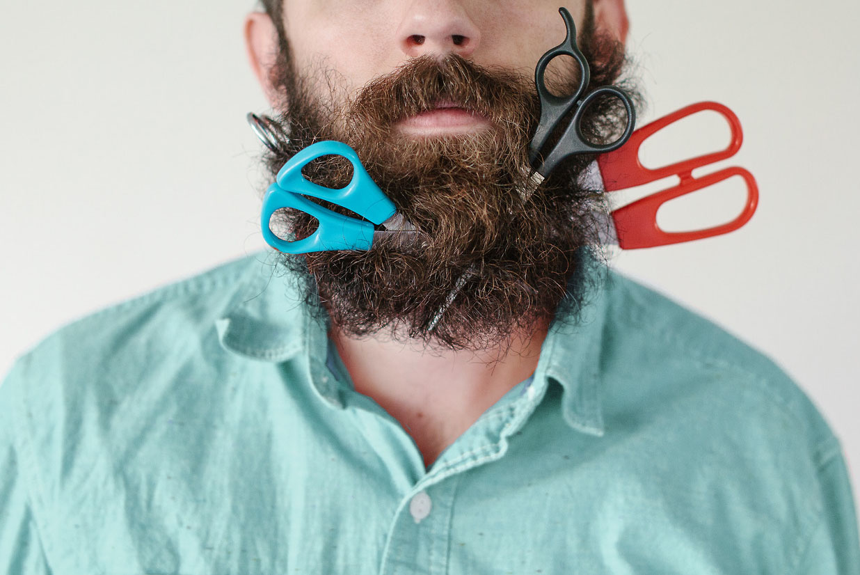 ножницы для бороды и усов