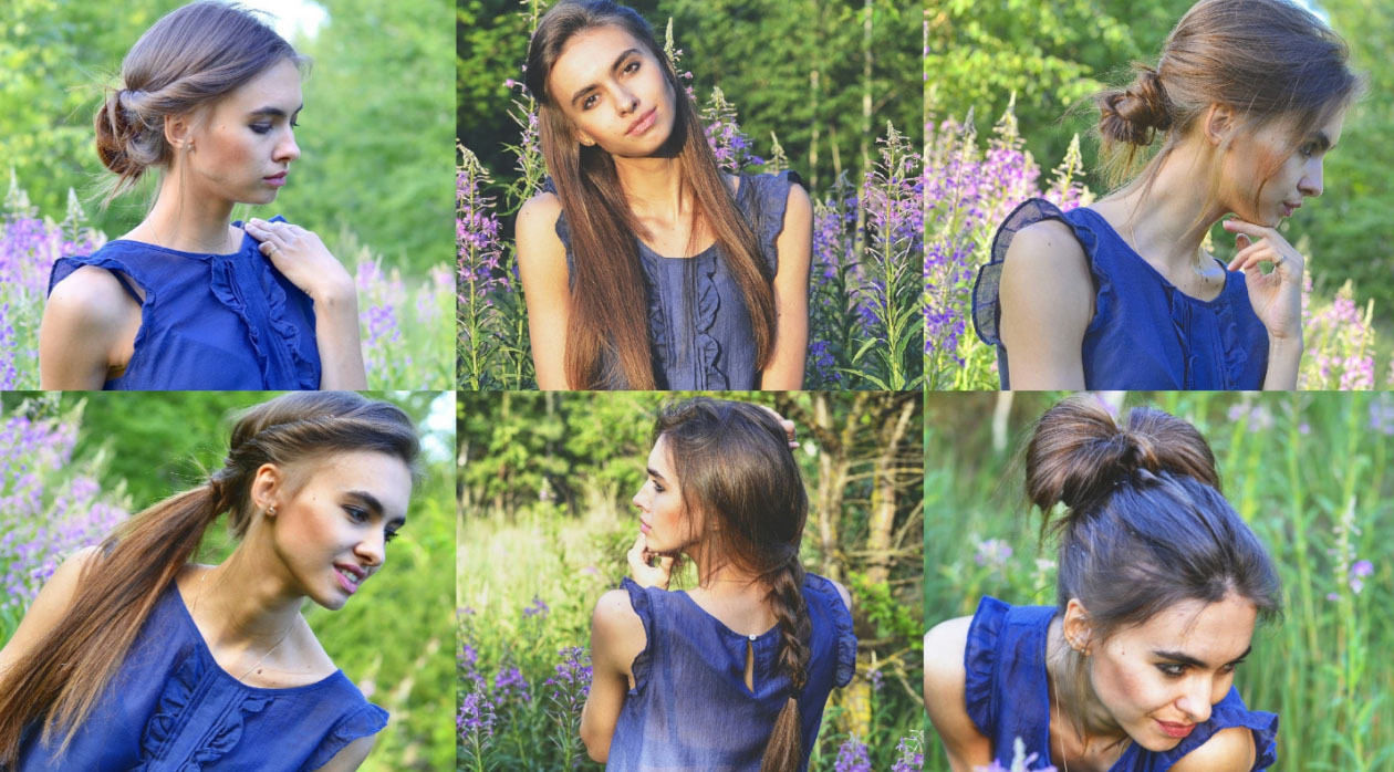 причёски на длинные волосы