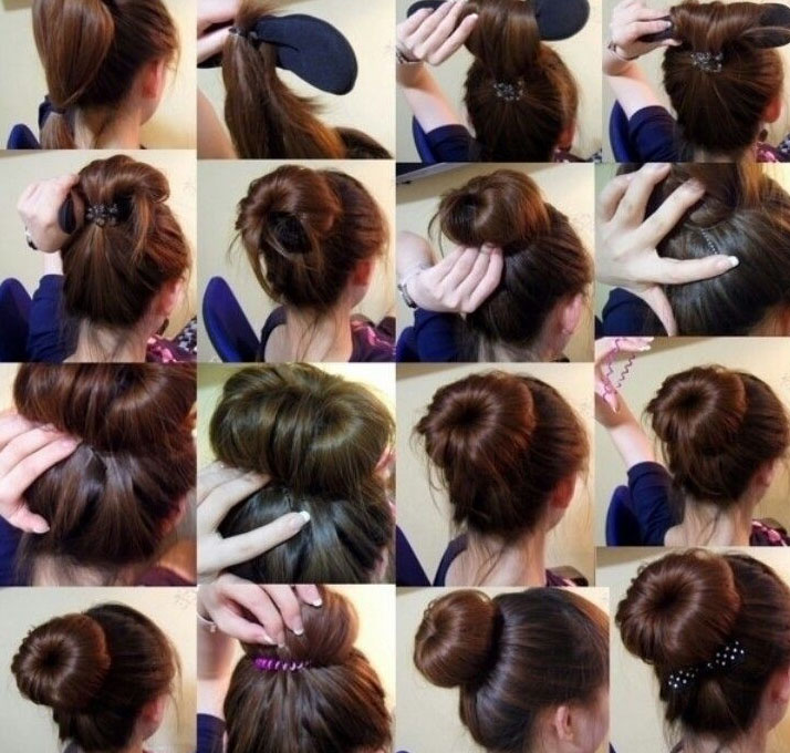 Пучки на голове